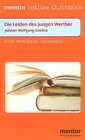 Buchcover Johann Wolfgang Goethe: Die Leiden des jungen Werther