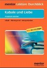 Buchcover Friedrich Schiller: Kabale und Liebe
