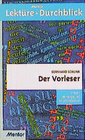 Buchcover Bernhard Schlink: Der Vorleser
