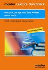 Buchcover Bertolt Brecht: Mutter Courage und ihre Kinder - Buch mit Info-Klappe