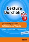 Buchcover Johann Wolfgang Goethe: Iphigenie auf Tauris - Buch mit MP3-Download