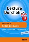Buchcover Bertolt Brecht: Leben des Galilei - Buch mit MP3-Download
