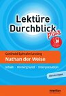 Buchcover Gotthold Ephraim Lessing: Nathan der Weise - Buch mit MP3-Download