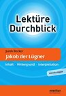 Buchcover Jurek Becker: Jakob der Lügner