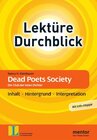 Buchcover Langenscheidt Lektüre Durchblick plus Nancy H. Kleinbaum: Dead Poets Society. Der Club der toten Dichter - Buch mit Info