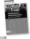 Buchcover Lösungen Fachkenntnisse 1 Industriemechaniker