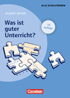 Buchcover Praxisbuch Meyer: Was ist guter Unterricht?