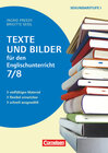 Buchcover Texte und Bilder - Vielfältiges Material - flexibel einsetzbar - schnell ausgewählt - Englisch - Klasse 7/8