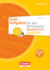 Buchcover Gute Aufgaben für den Wochenplan - Deutsch