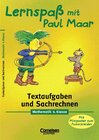 Buchcover Lernspaß mit Paul Maar - Mathematik / 4. Schuljahr - Textaufgaben und Sachrechnen