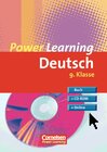 Buchcover Power Learning. Deutsch / 9. Schuljahr - Übungsbuch mit Lösungsheft, CD-ROM und Online-Angebot