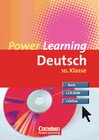 Buchcover Power Learning. Deutsch / 10. Schuljahr - Übungsbuch mit Lösungsheft, CD-ROM und Online-Angebot