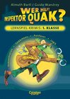 Buchcover Lernspielkrimi für Grundschulkinder / 1. Schuljahr - Wer hilft Inspektor Quak?