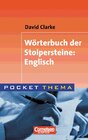 Buchcover Pocket Thema / Wörterbuch der Stolpersteine: Englisch