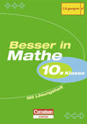 Buchcover Besser in Mathe. Sekundarstufe I / 10. Schuljahr - Übungsbuch mit separatem Lösungsheft (24 S.)