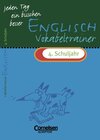 Buchcover Jeden Tag ein bisschen besser. Englisch / 4. Schuljahr - Vokabeltrainer mit eingeheftetem Lösungsteil (8 S.)