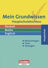 Buchcover Mein Grundwissen - Deutsch, Mathe, Englisch. Hauptschule / Hauptschulabschluss