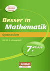 Buchcover Besser in der Sekundarstufe I - Gymnasium / 7. Schuljahr - Übungsbuch mit separatem Lösungsheft (20 S.)