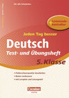 Buchcover Jeden Tag besser - Deutsch / 5. Schuljahr - Test- und Übungsheft mit Lernplan und Lernstandskontrollen