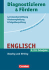 Buchcover Diagnostizieren und Fördern - Kopiervorlagen - Lernstandsermittlung - Förderempfehlung - Erfolgsüberprüfung - Englisch -