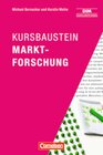 Buchcover Marketingkompetenz / Kursbaustein Marktforschung