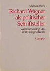 Buchcover Richard Wagner als politischer Schriftsteller