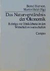 Buchcover Das Naturverständnis der Ökonomik