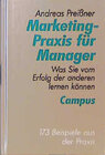 Buchcover Marketing-Praxis für Manager