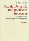 Buchcover Soziale Dynamik und politische Steuerung