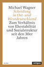 Buchcover Scheidung in Ost- und Westdeutschland