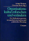 Buchcover Organisationskultur erforschen und verändern