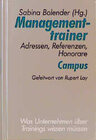 Buchcover Managementtrainer