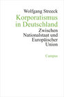 Buchcover Korporatismus in Deutschland