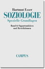 Buchcover Soziologie. Spezielle Grundlagen