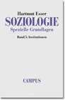 Buchcover Soziologie. Spezielle Grundlagen