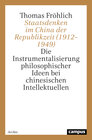 Buchcover Staatsdenken im China der Republikzeit (1912–1949)
