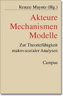 Buchcover Akteure - Mechanismen - Modelle