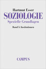 Buchcover Soziologie. Spezielle Grundlagen