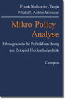 Buchcover Mikro-Policy-Analyse