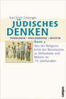 Buchcover Jüdisches Denken: Theologie - Philosophie - Mystik