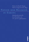 Buchcover Nation und Religion in Europa