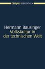 Buchcover Volkskultur in der technischen Welt