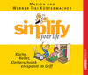 Buchcover simplify your life - Küche, Keller, Kleiderschrank entspannt im Griff