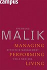 Buchcover Managing Performing Living