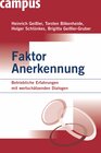 Buchcover Faktor Anerkennung