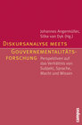 Buchcover Diskursanalyse meets Gouvernementalitätsforschung