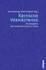 Buchcover Kritische Verhältnisse