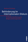Buchcover Behinderung im internationalen Diskurs