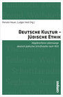 Buchcover Deutsche Kultur - Jüdische Ethik