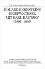 Buchcover Eduard Bernsteins Briefwechsel mit Karl Kautsky (1891-1895)